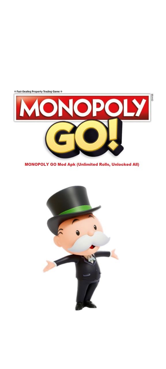 MONOPOLY GO Mod Apk (Unlimited Rolls, Unlocked All)