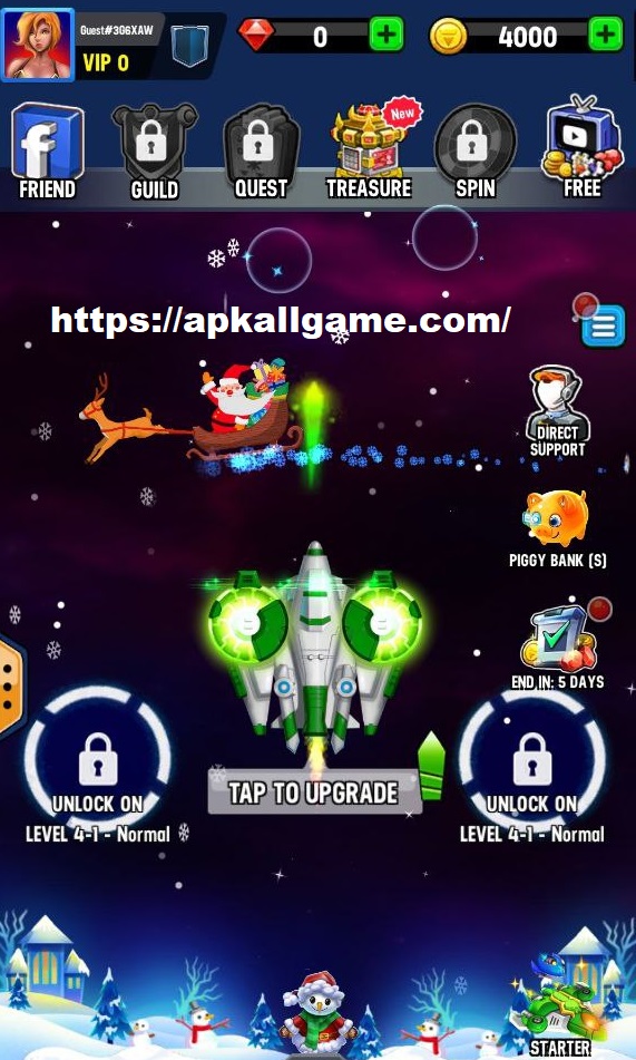 Space Shooter Mod Apk (Unlimited Gems And Coins)