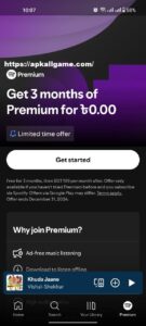 Spotify Premium Mod Apk (Unlocked And Offline Mode)