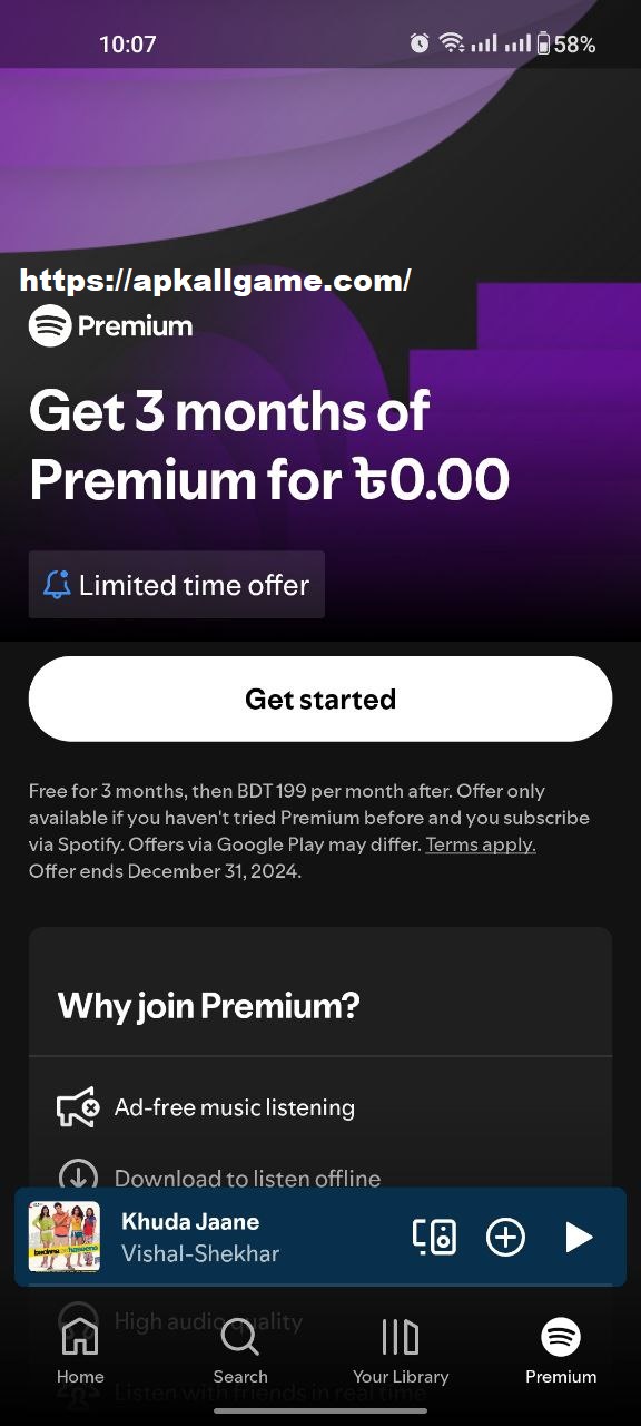 Spotify Premium Mod Apk (Unlocked And Offline Mode)